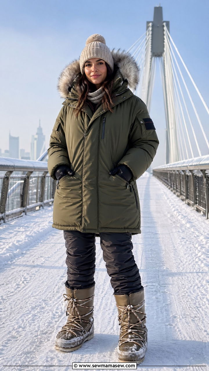 Heavy Parka With Snow Pants And Moon Boots - 35 Warsaw outfit ideas