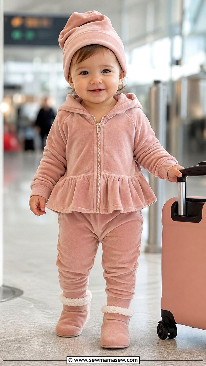 Hoodie and Joggers Set Outfit - 30 Baby girl outfit ideas