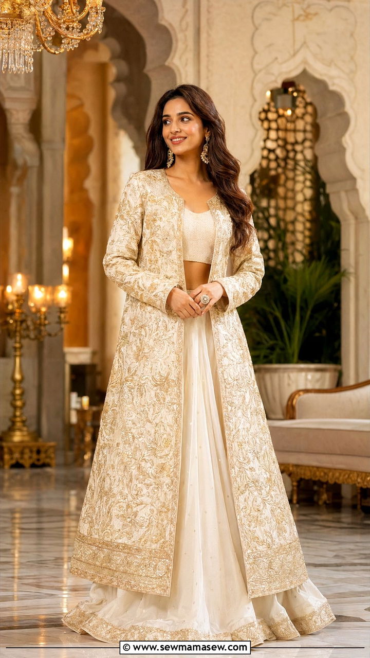 Jacket Lehenga for Sangeet Function - 35 Sangeet outfit ideas