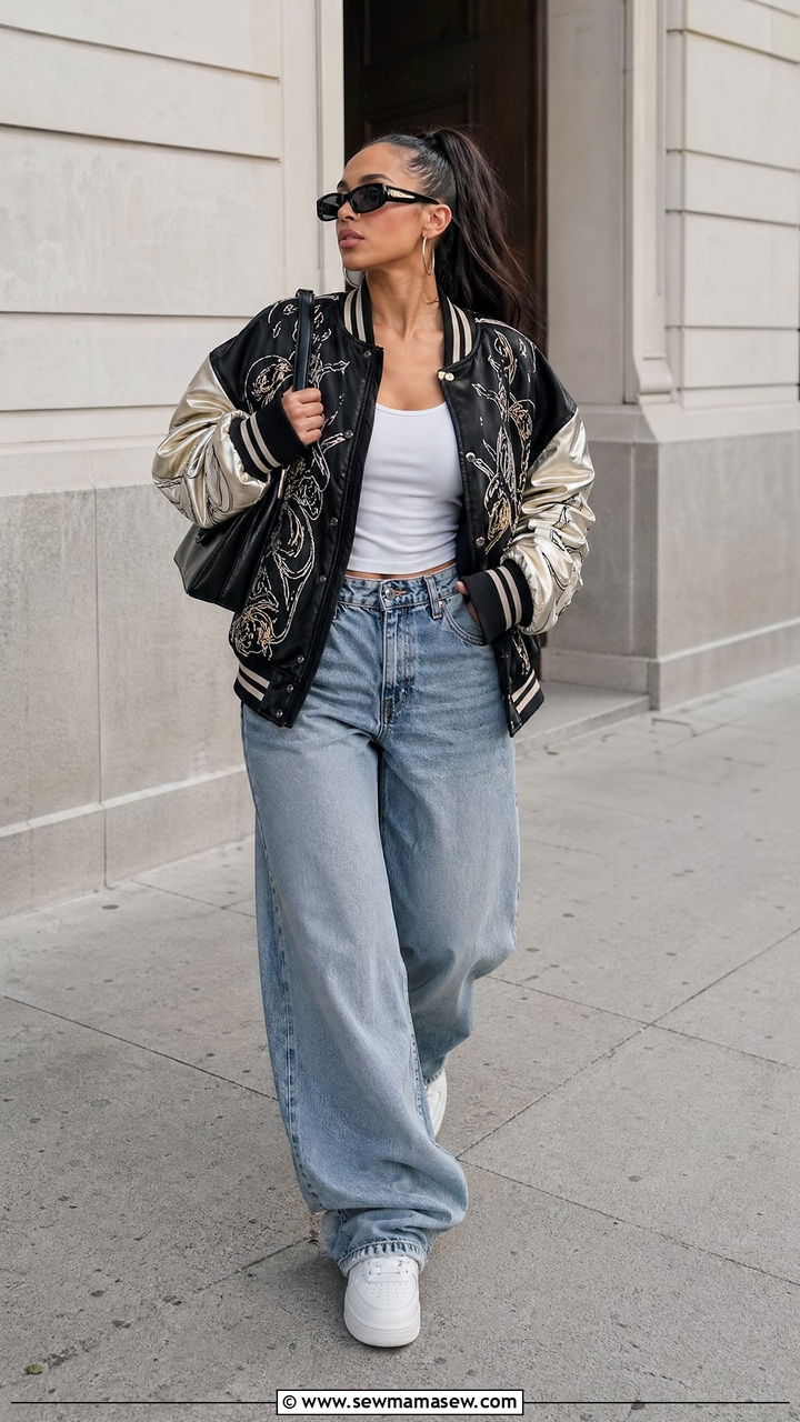 Jacket Pants And Tank Top - 35 concert outfits ideas