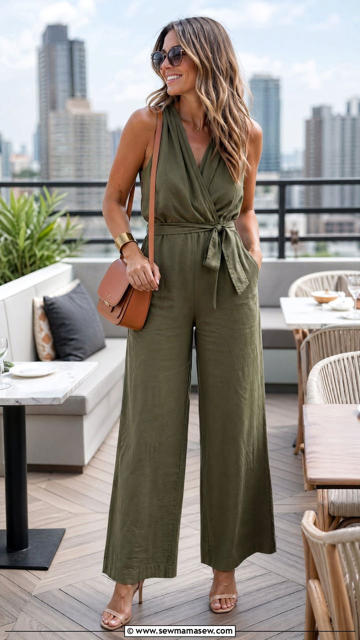 Jumpsuit for brunch - 35 chic brunch outfits for women