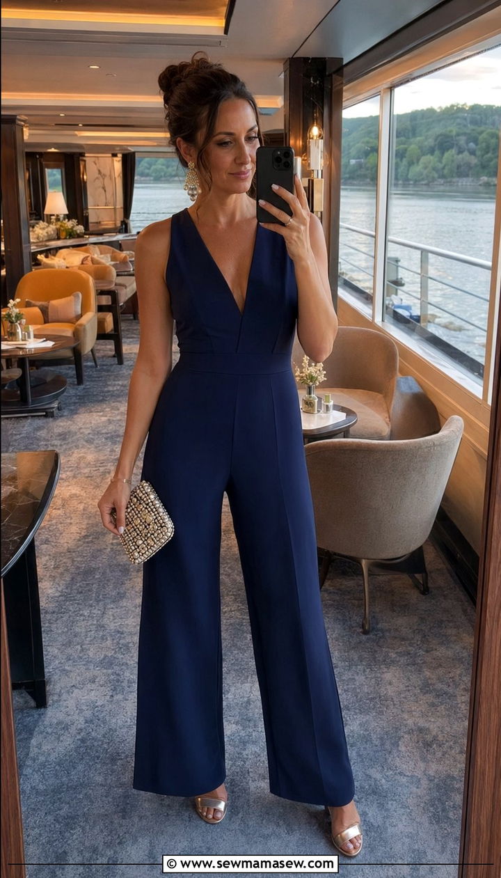 Jumpsuit for river cruise dinner - 35 River cruise outfit ideas
