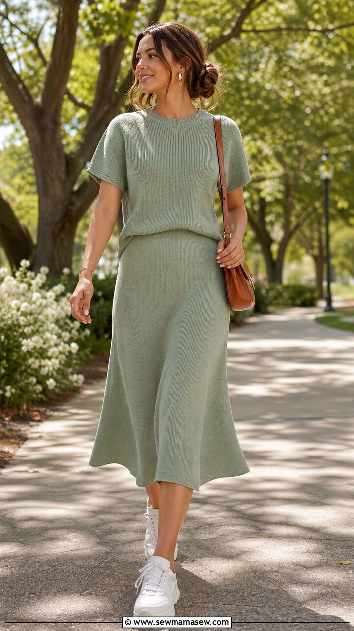 Knit Two Piece Set Outfit - 35 spring street style outfits
