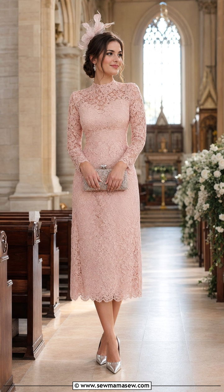 Lace Dress Wedding Guest Outfit Modest - 35 Modest wedding guest outfits