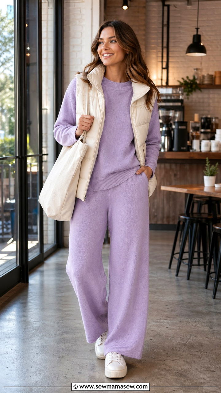 Lavender Knit Lounge Set - 40 All lavender outfit ideas