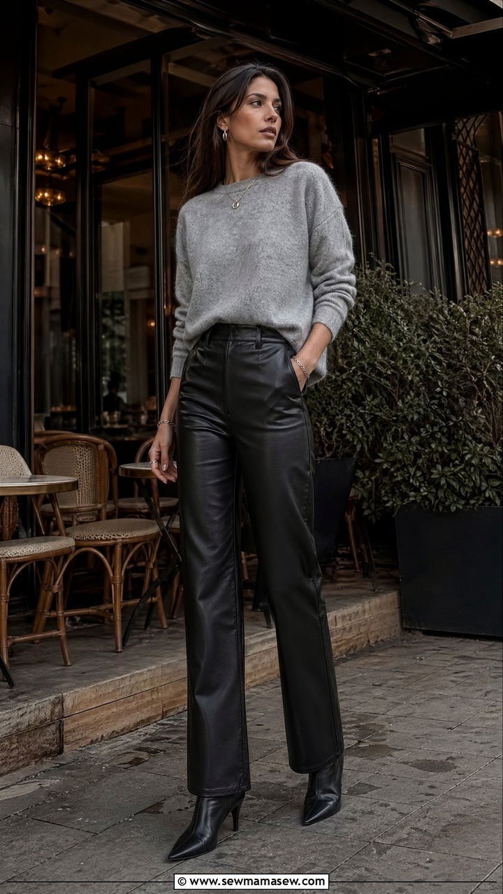 Leather Pants Outfit Tall Women - 35 tall women outfit ideas