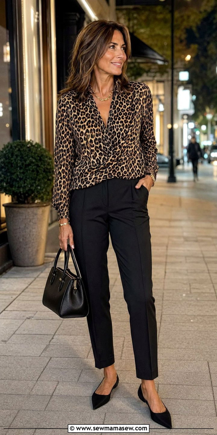 Leopard Print Outfit for Women Over 40 - 30 Aesthetic outfit ideas for women over 40