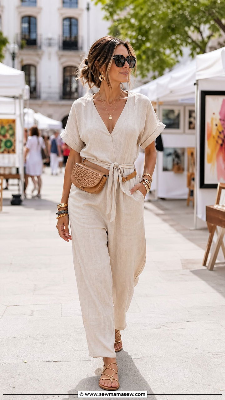 Lightweight Jumpsuit Outfit - 35 spring festival outfit ideas