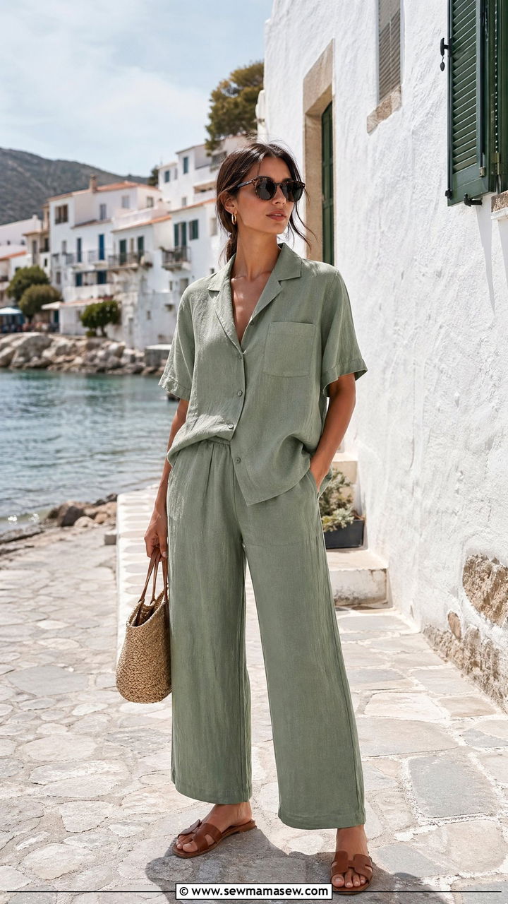 Linen Co Ord Set Beach Vacation Outfit - 35 classy beach vacation outfit ideas