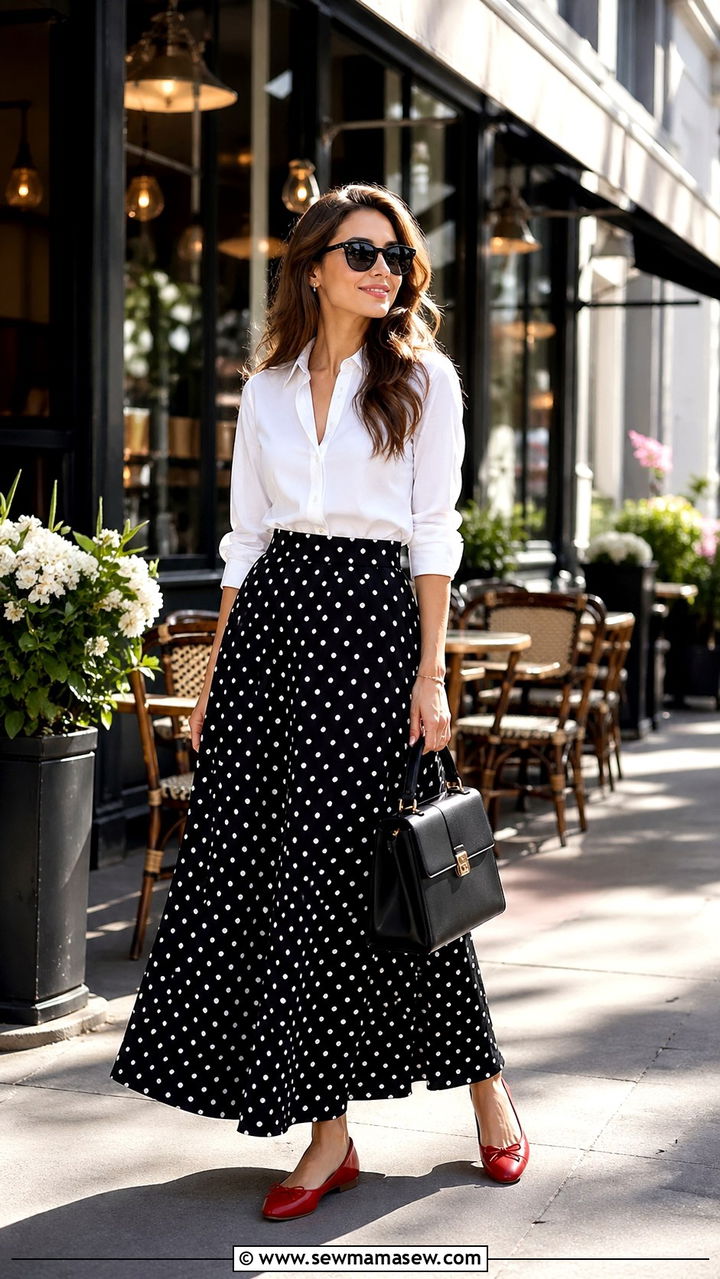 Linen Maxi Skirt With Tank And Sandals - 30 spring maxi skirt outfit ideas