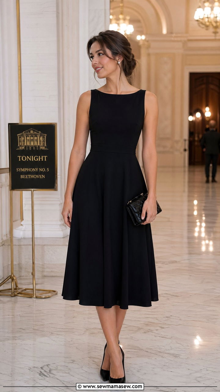 Little Black Dress For Classical Concert - 35 Classical concert outfit ideas