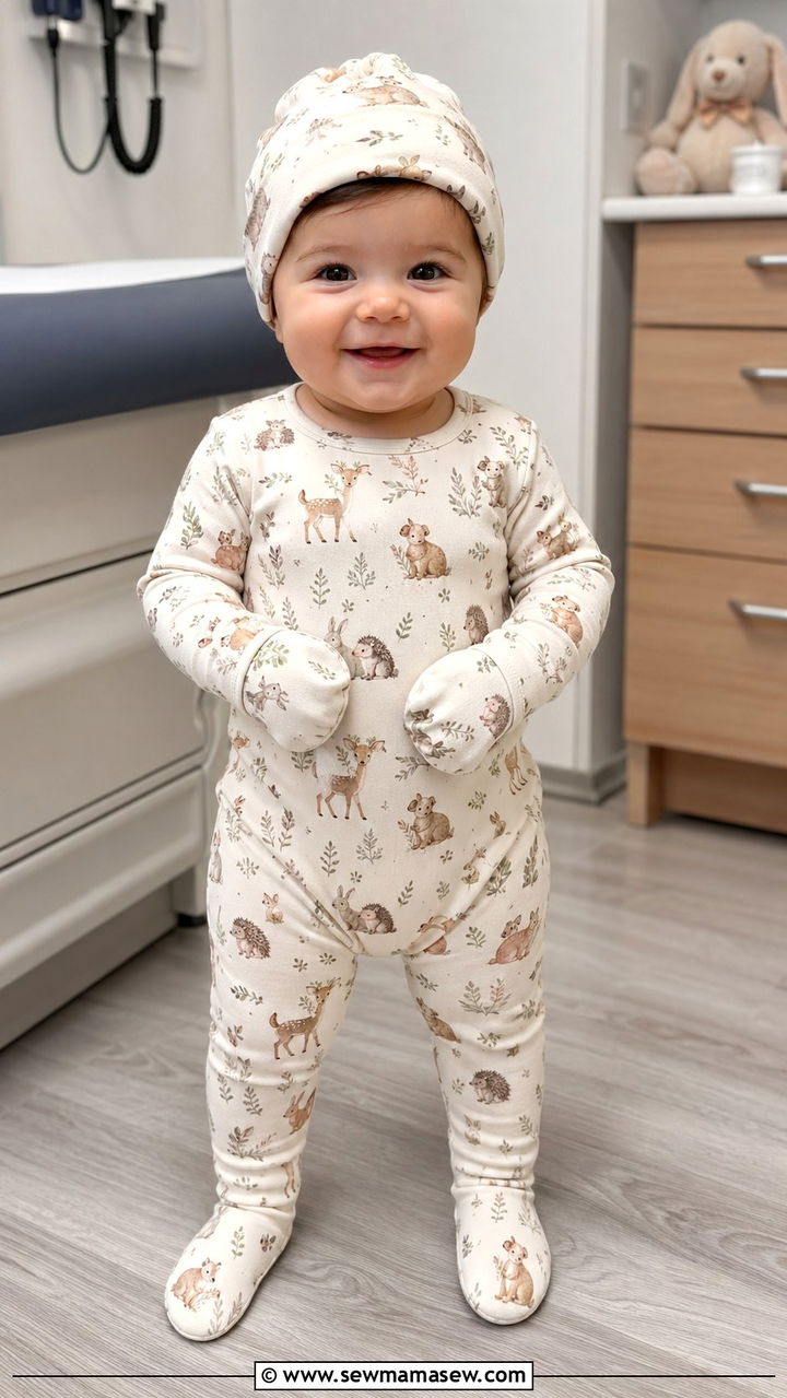 Long Sleeve Onesie and Leggings Outfit - 30 Baby girl outfit ideas