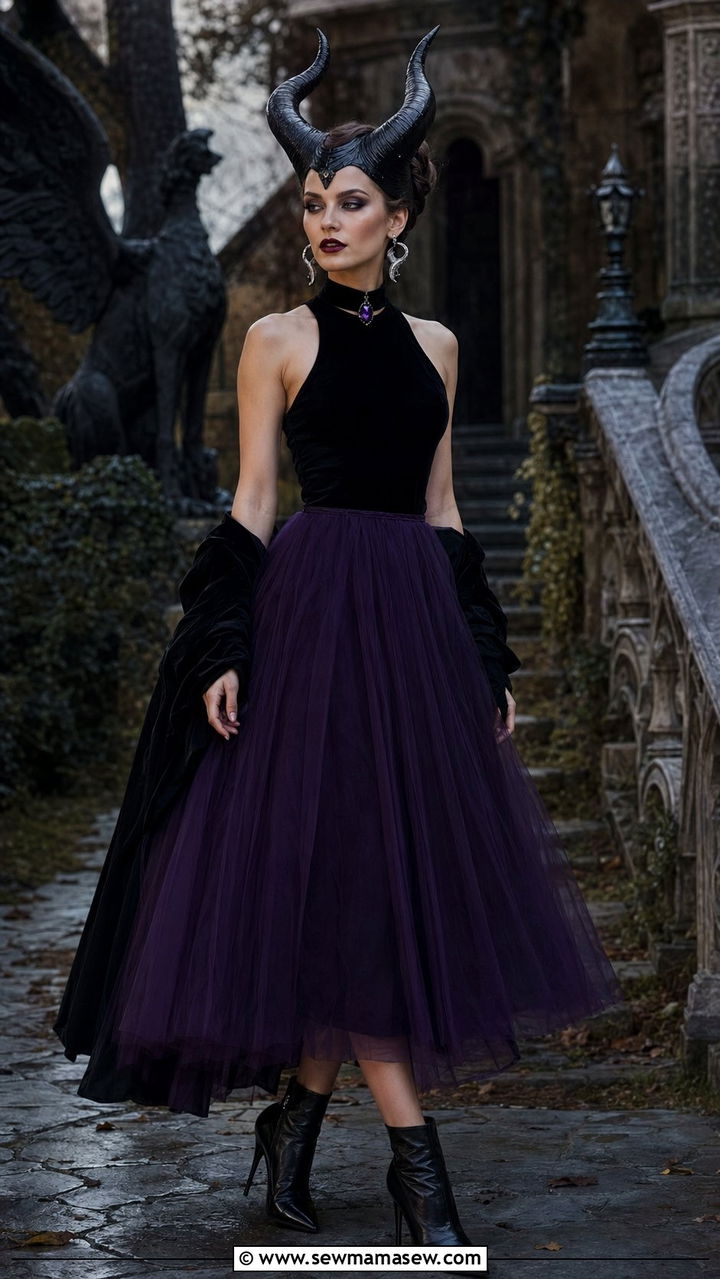Maleficent Dark and Dramatic Outfit - 30 Aesthetic Disney outfits