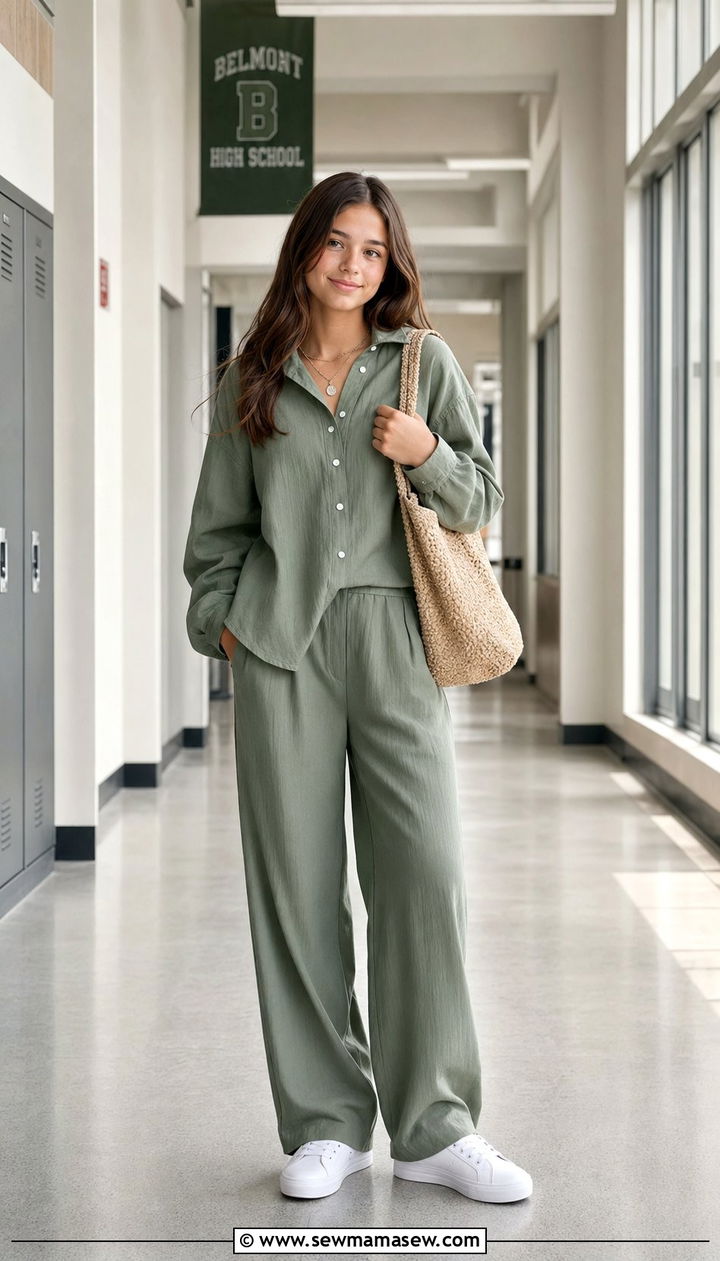 Matching Co Ord Set Back To School Outfit - 30 Back to school outfit ideas high school 2026
