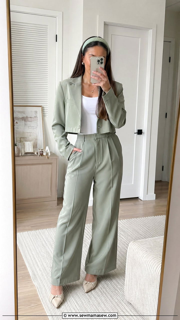 Matching Co Ord Set For Chapter Meeting - 35 Sorority outfit ideas