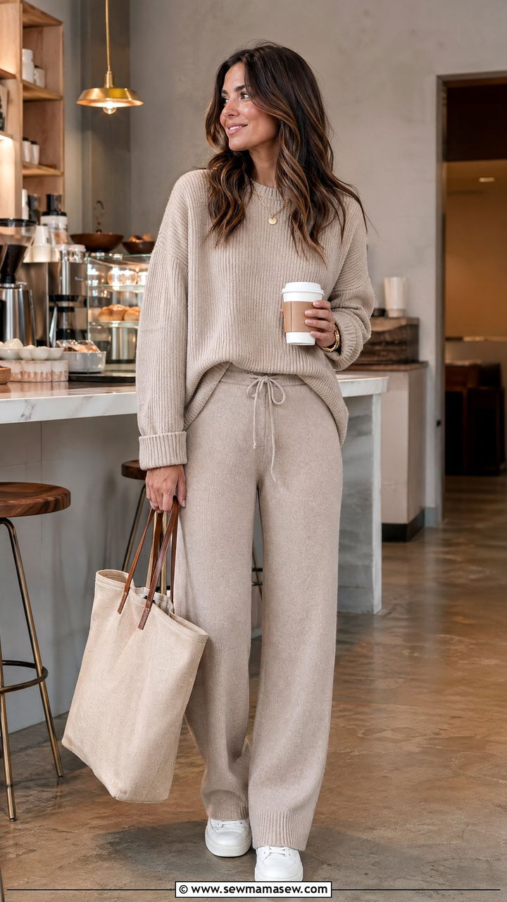Matching Knit Set - 35 cute casual outfits