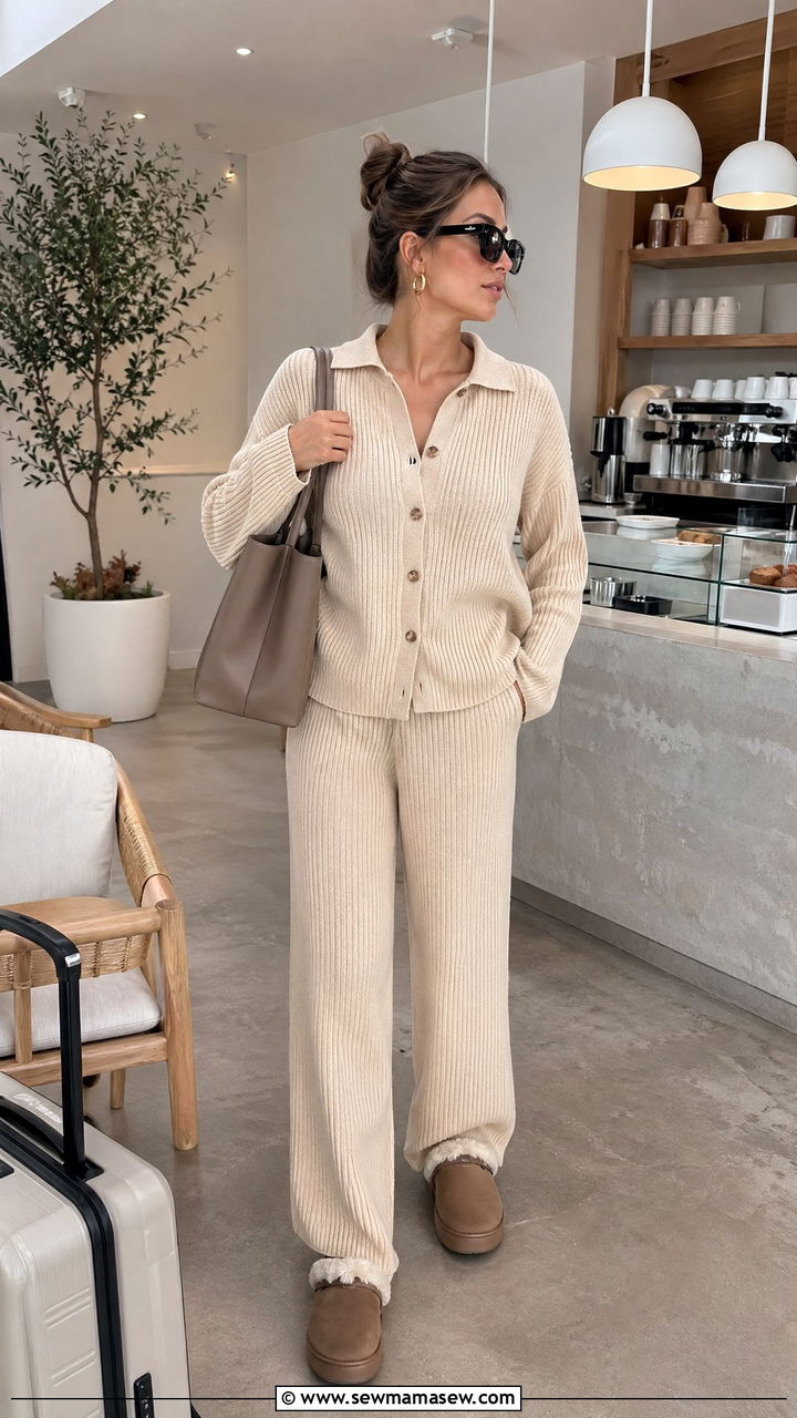 Matching Lounge Set Weekend Outfit - 35 Weekend getaway outfits