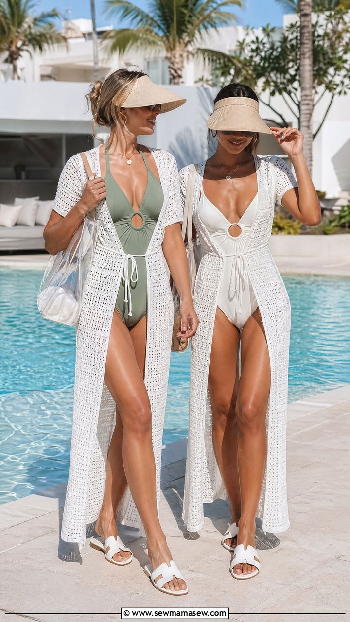 Matching Swimsuits And Cover Ups Sisters - 35 Summer matching outfits for sisters