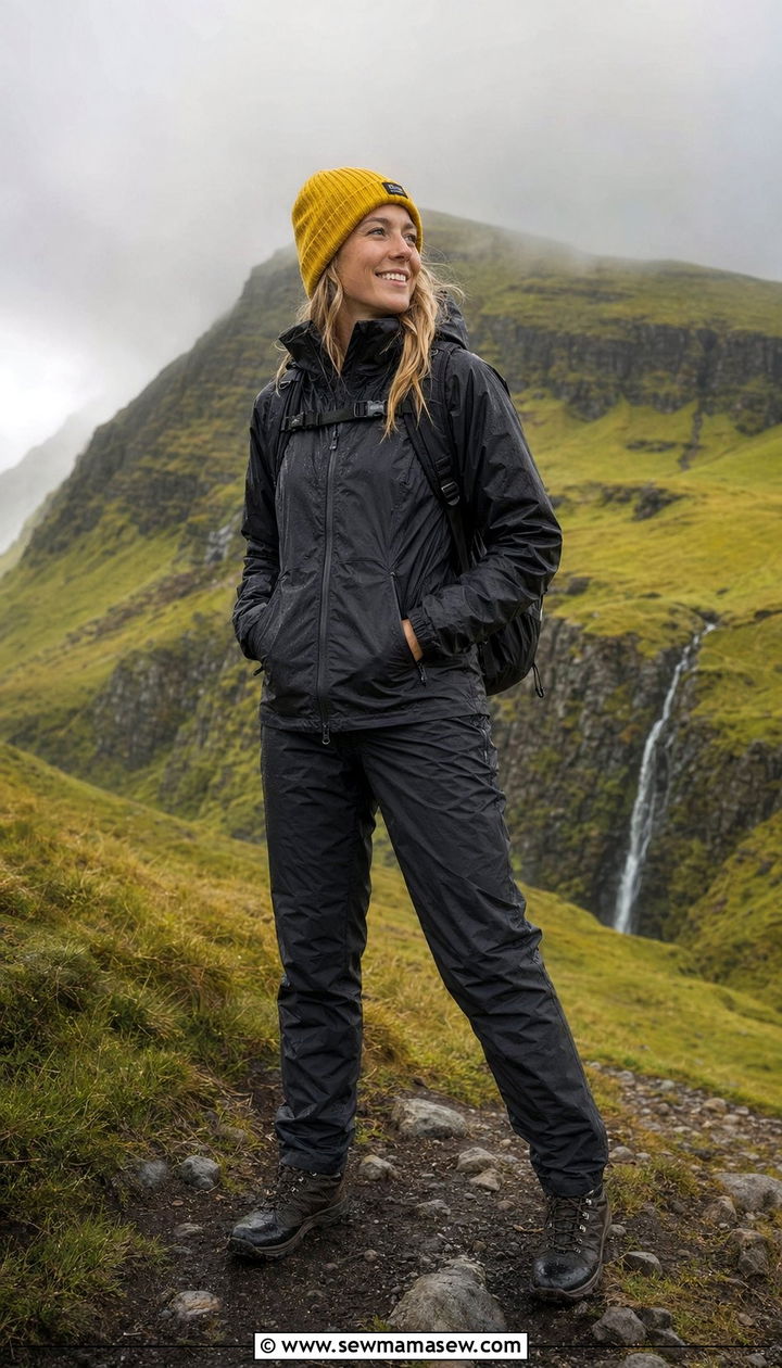 Matching Waterproof Set with Thermal Layers Summer Rain - 35 Rainy summer outfits