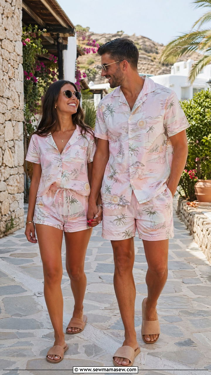 Matching summer co ords for couples - 35 Summer matching outfits for couples