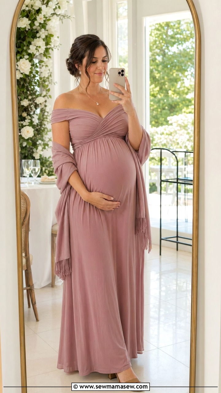 Maternity Empire Waist Dress Wedding Guest - 30 wedding guest outfits inspo