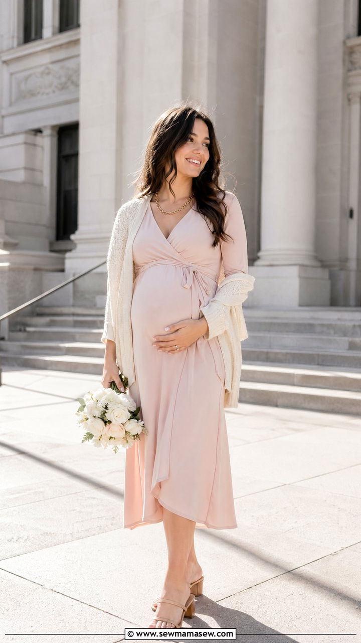 Maternity Wrap Dress Courthouse Wedding - 35 Courthouse wedding outfits