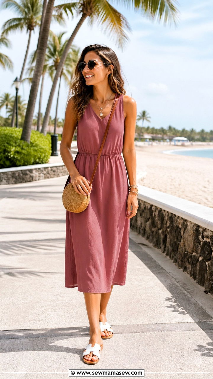 Mauve summer outfit - 40 All mauve outfit ideas