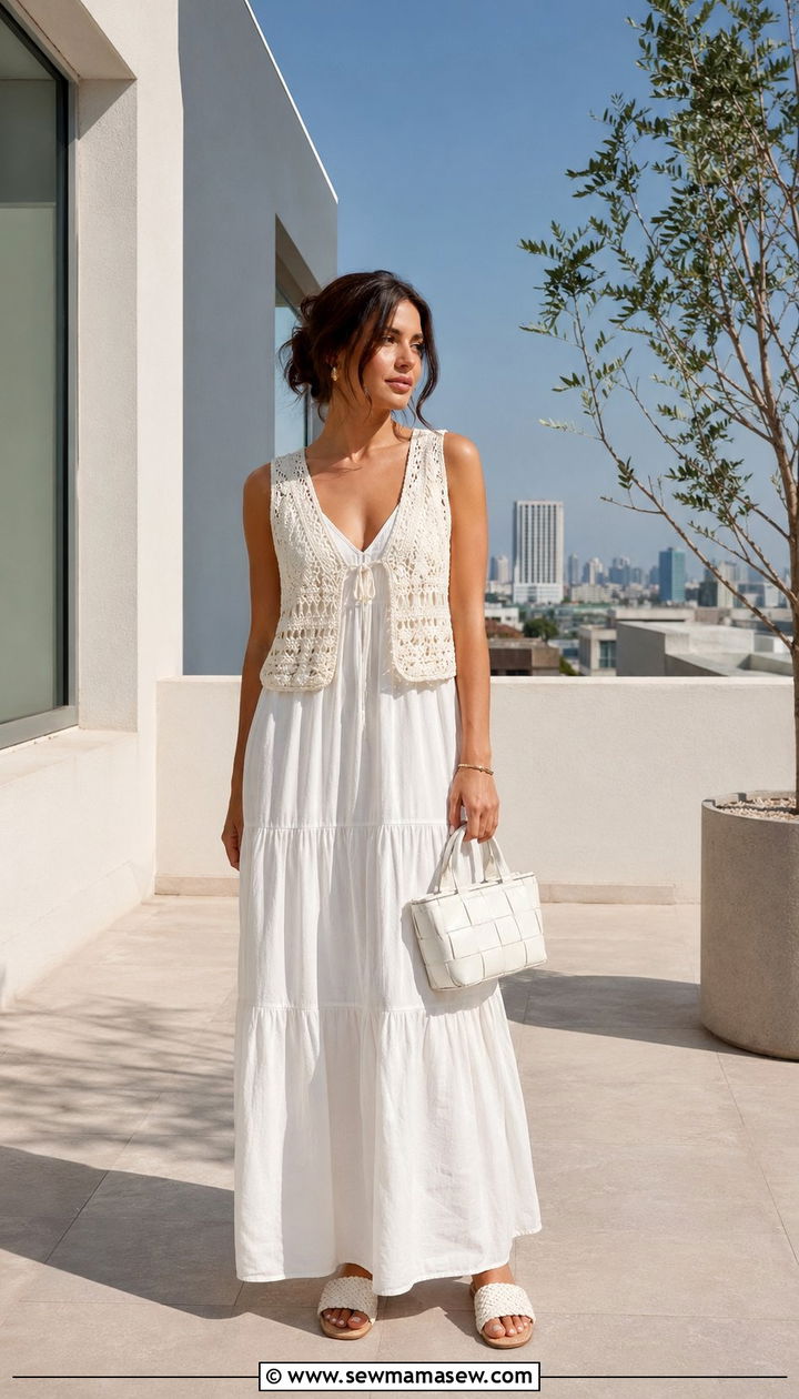Modest All White Summer Outfit - 35 Modest fashion outfit ideas