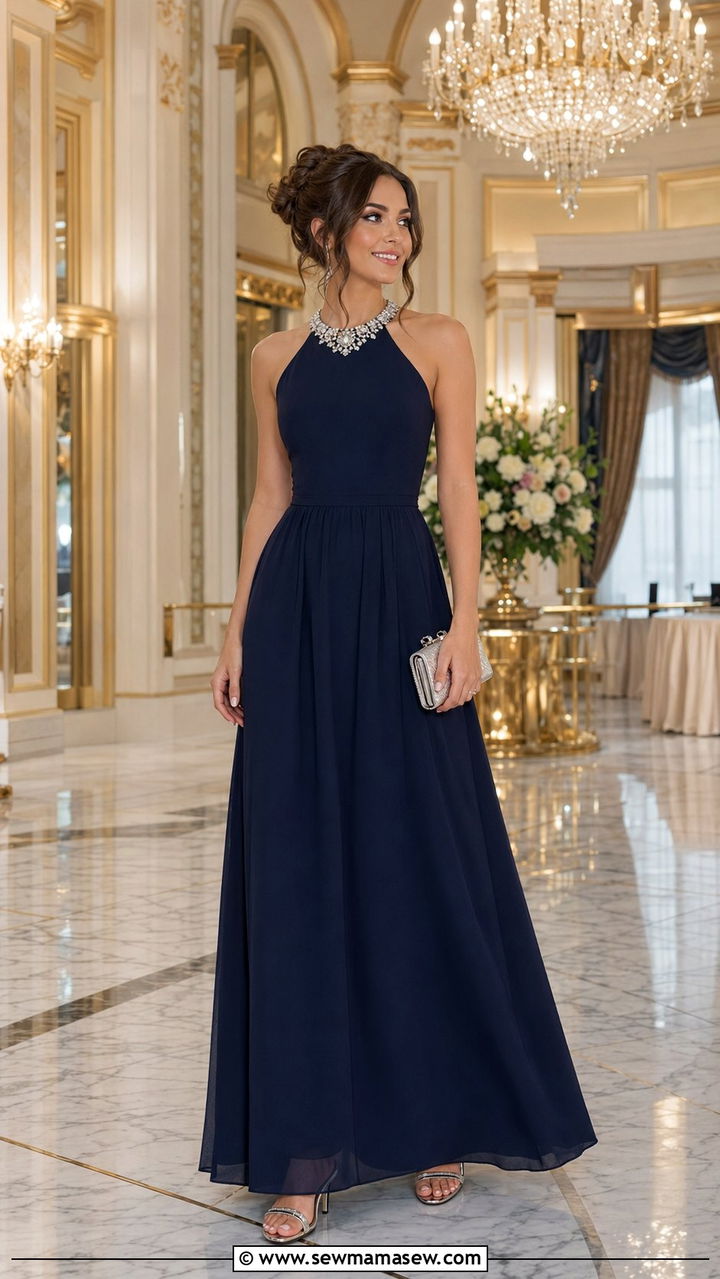 Modest Formal Gown Wedding Guest Outfit - 35 Modest wedding guest outfits