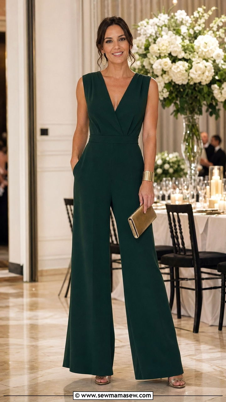 Modest Jumpsuit for Wedding Guest - 30 wedding guest outfits for modest women