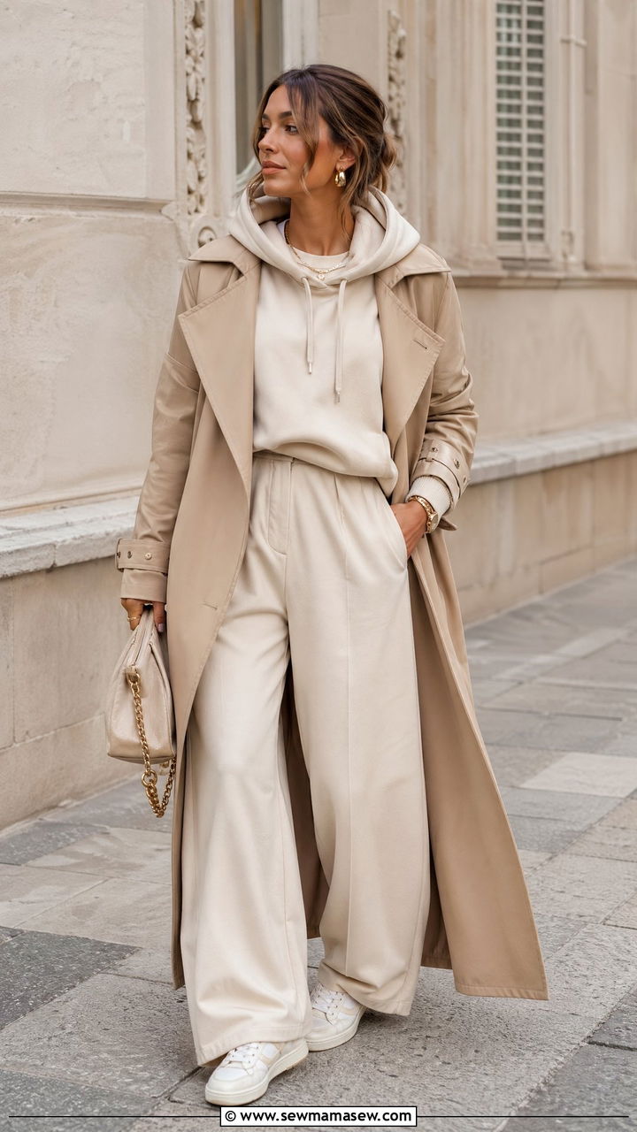 Monochrome Beige Streetwear Look - 35 Streetwear outfit ideas