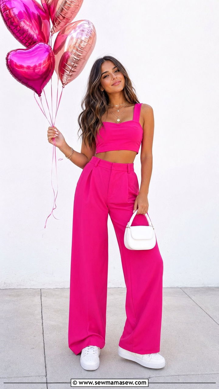 Monochrome Co Ord Set Sneakers - 30 Birthday party outfits for teens
