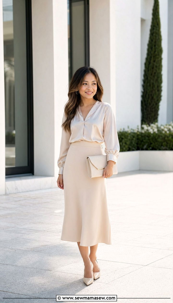 Monochrome Wedding Guest Outfit for Petite Frames - 30 wedding guest outfits for short women