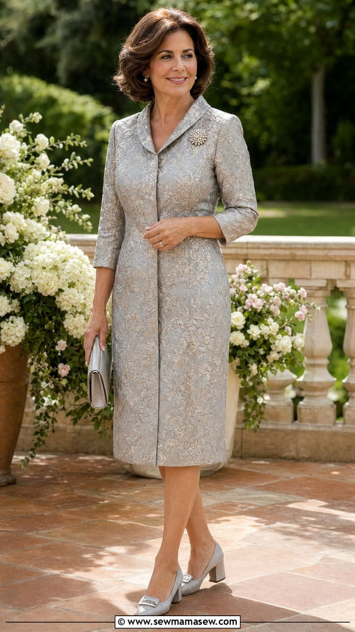 Mother of the bride 34 sleeve coat dress - 35 Mother of the bride outfit ideas