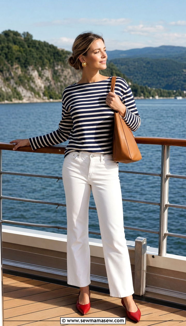 Nautical outfit for river cruise - 35 River cruise outfit ideas