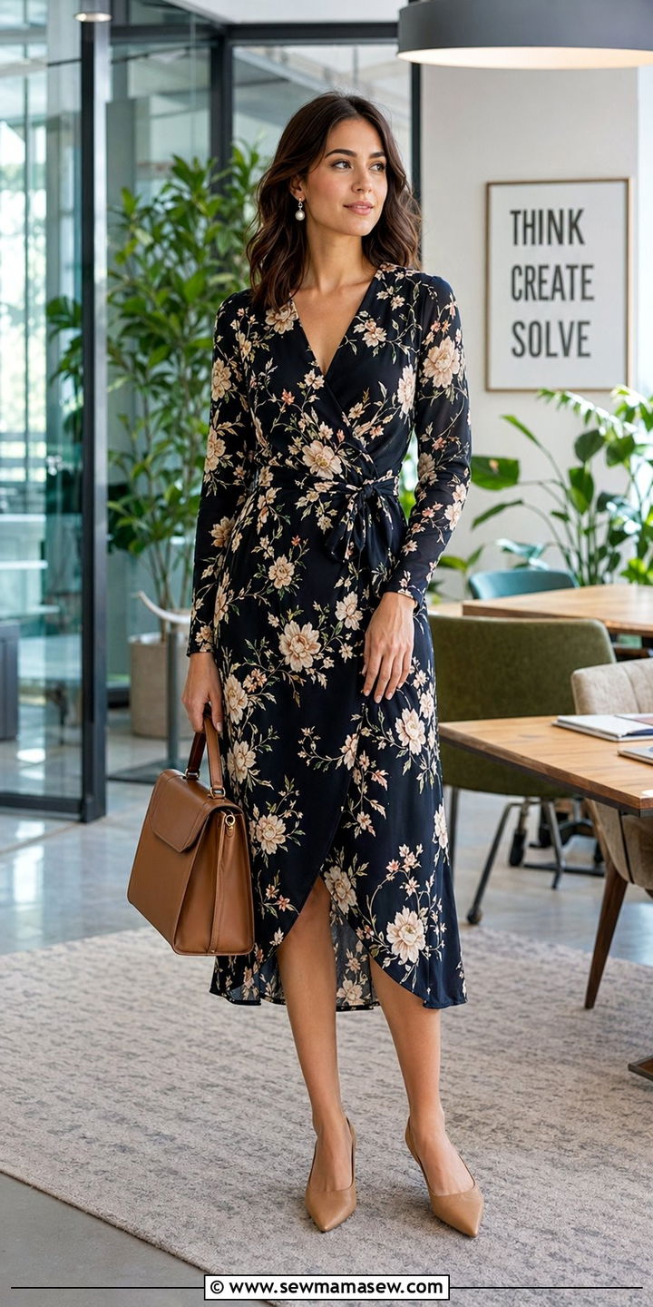Oversized Shirt as a Dress with Knee High Boots - 30 Work outfits for creative agency