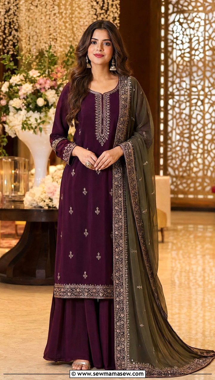 Palazzo Suit Set for Sangeet - 35 Sangeet outfit ideas