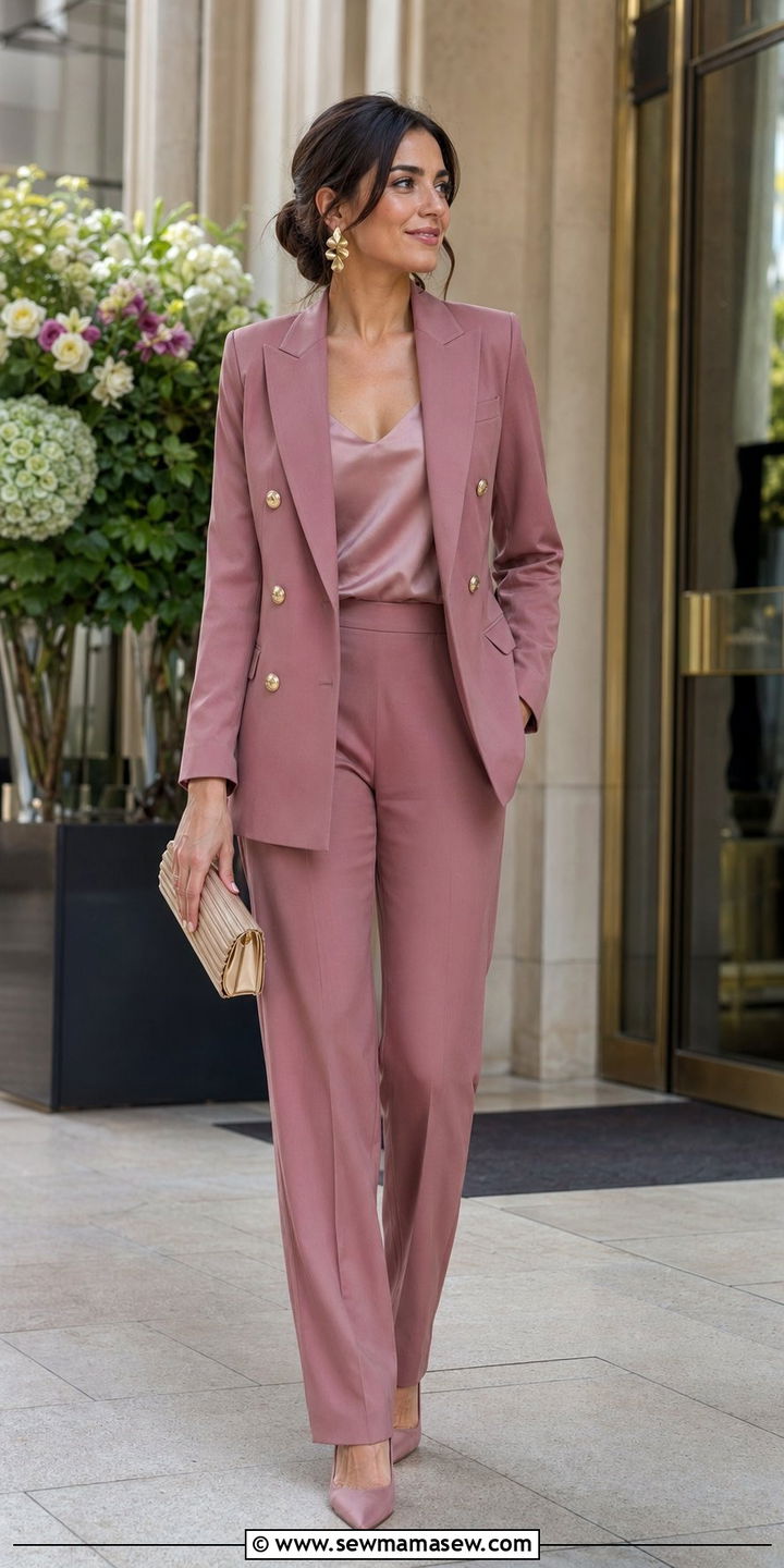 Pantsuit for Wedding Guest - 30 wedding guest outfits for modest women