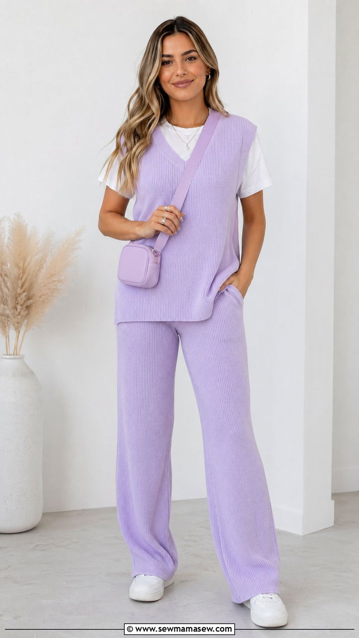 Pastel Two Piece Set Outfit - 35 Spring outfits for women
