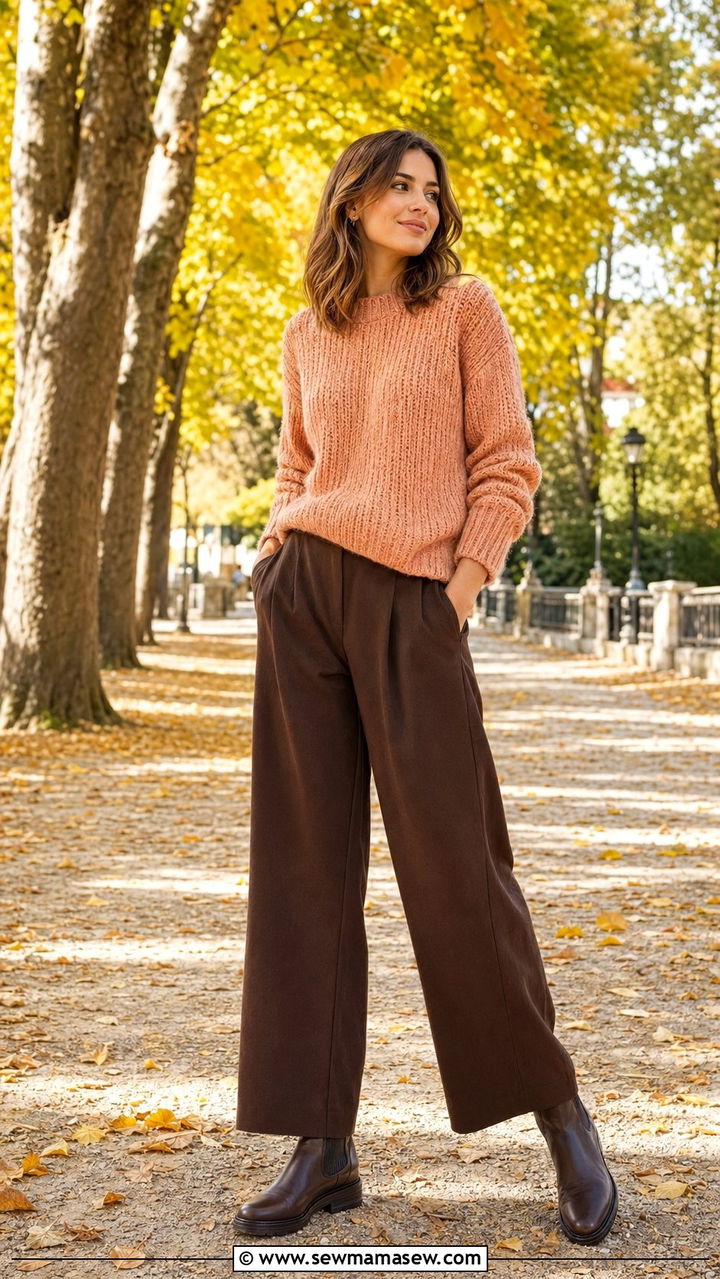 Peach Fall Outfit - 35 Peach outfit ideas