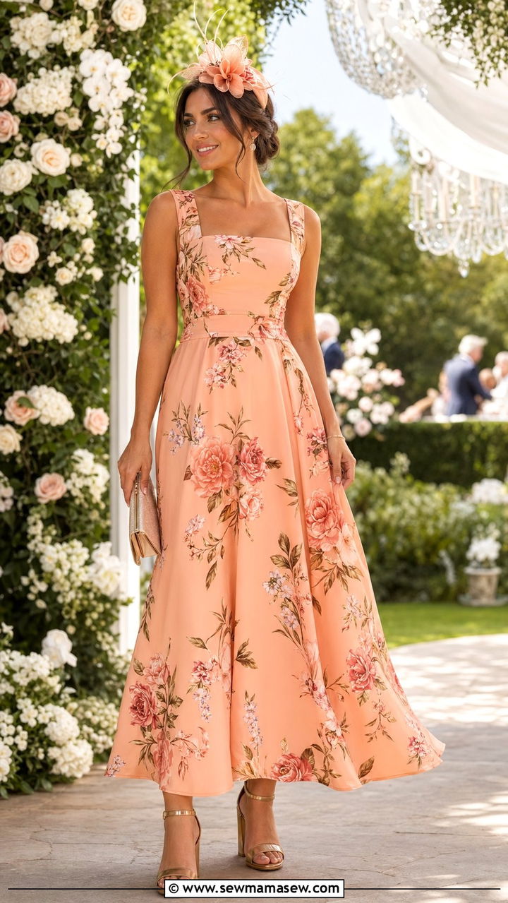 Peach Wedding Guest Outfit - 35 Peach outfit ideas