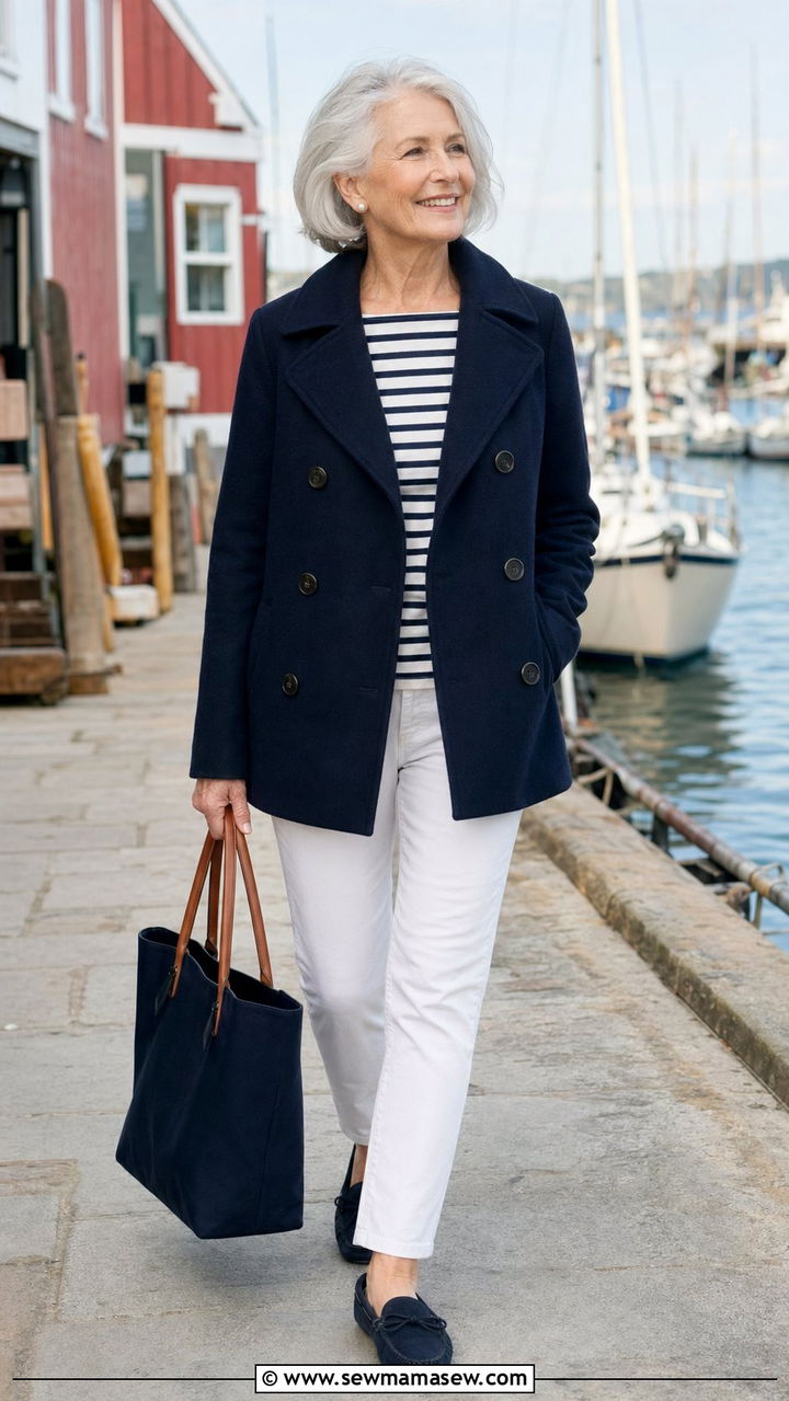 Peacoat for Women Over 60 - 30 Best jackets for women over 60