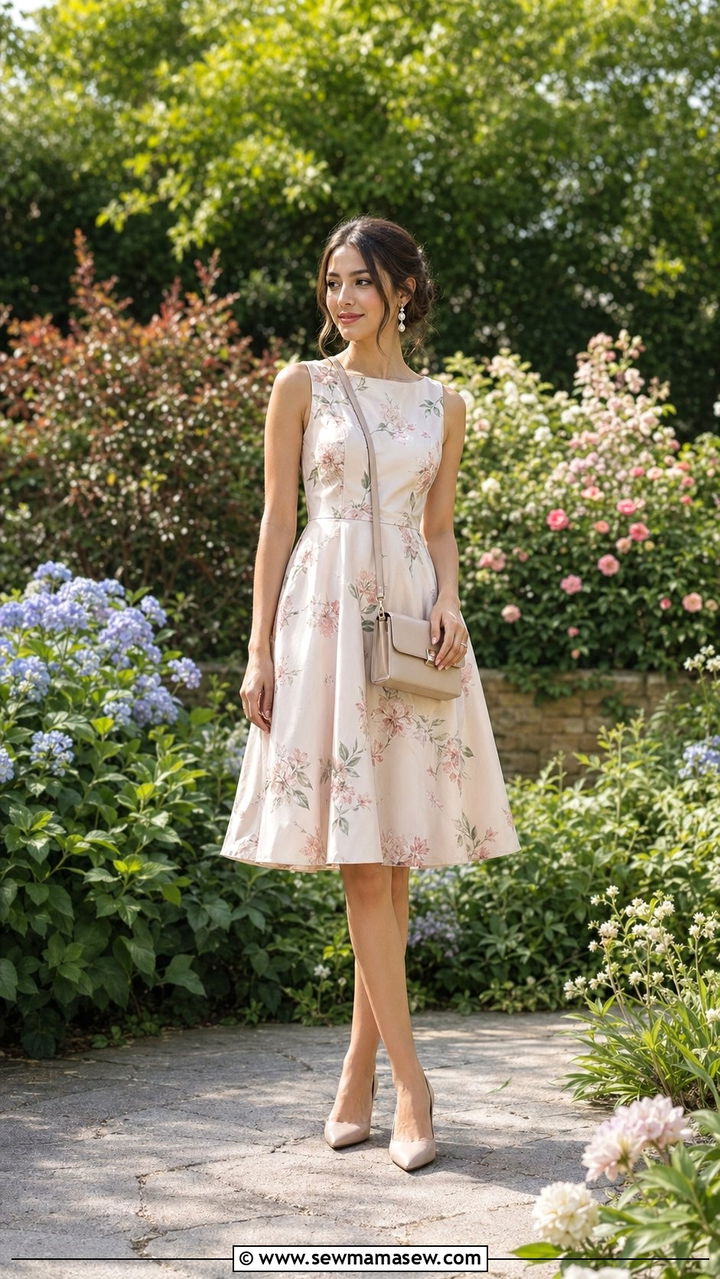 Petite A Line Dress Wedding Guest Outfit - 35 Petite wedding guest outfits