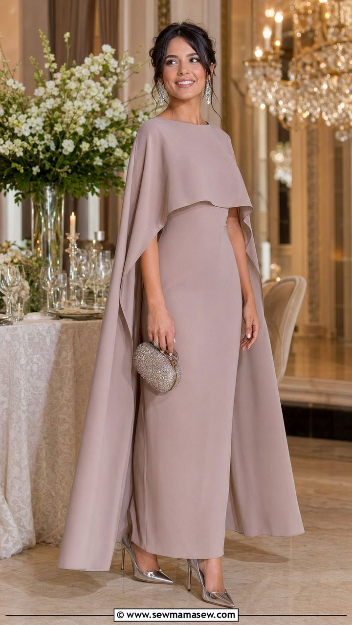 Petite Cape Dress Wedding Guest Outfit - 35 Petite wedding guest outfits