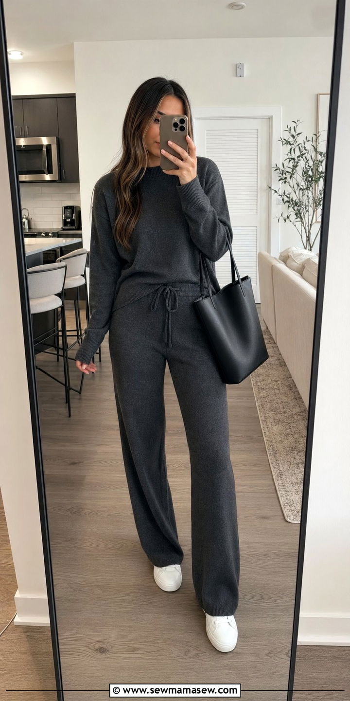 Petite Elevated Lounge Set Outfit 2026 - 35 Petite outfit ideas 2026