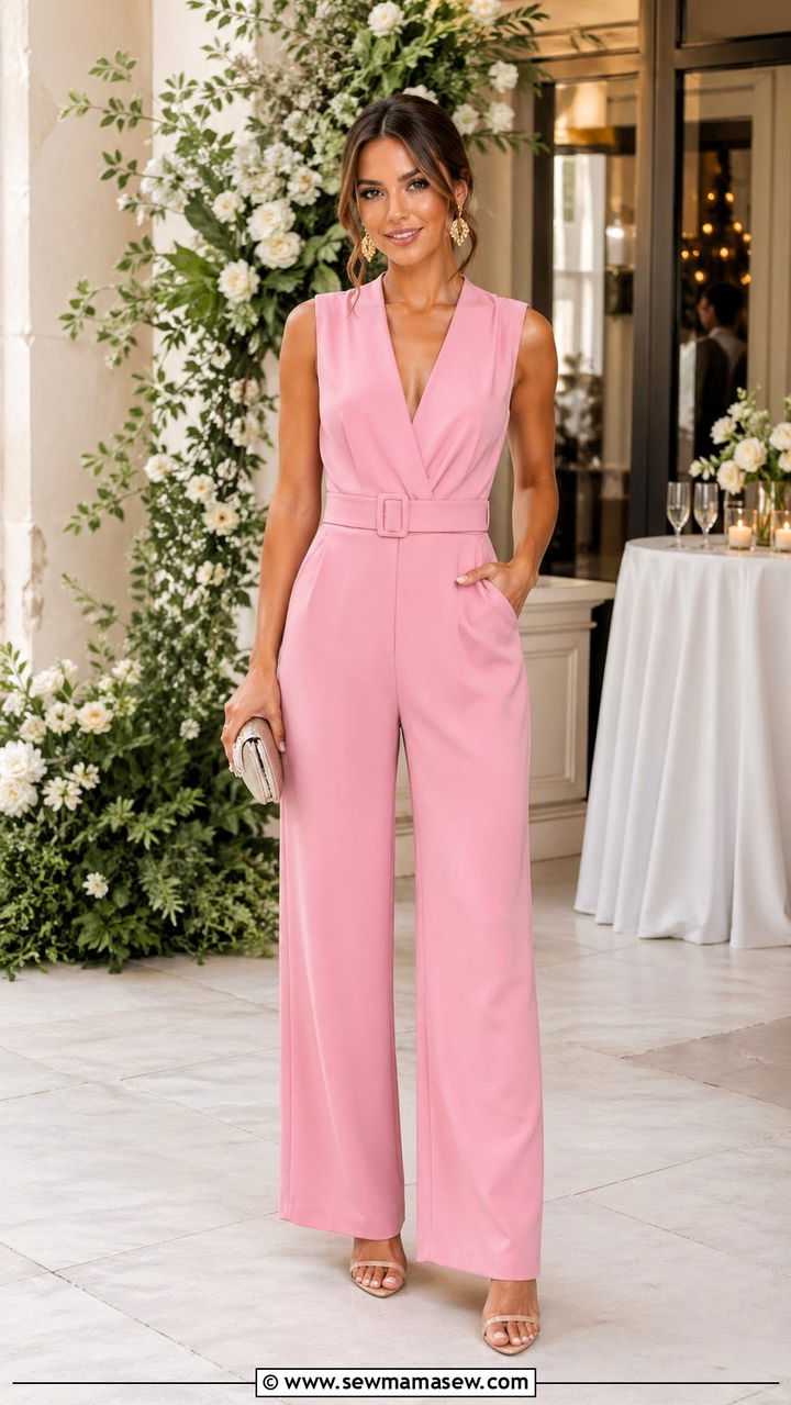 Pink Jumpsuit Outfit - 40 All pink outfit ideas