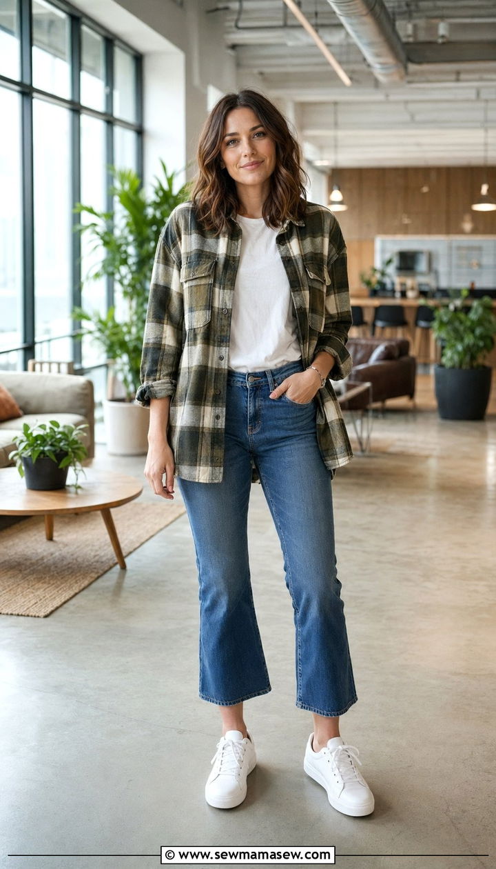 Pinstripe Waistcoat and Trouser Combo - 30 Work outfits for creative agency