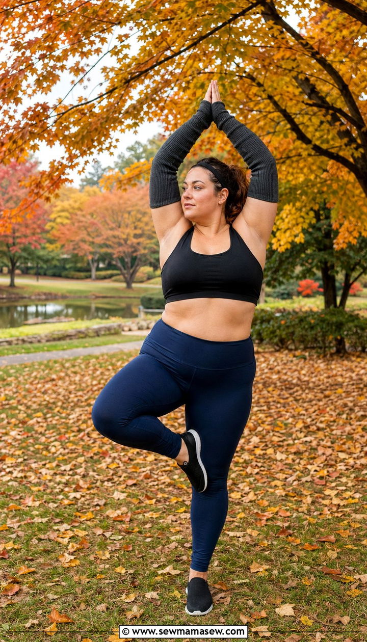 Plus Size Arm Warmers Yoga Outfit - 35 Plus size yoga outfit ideas