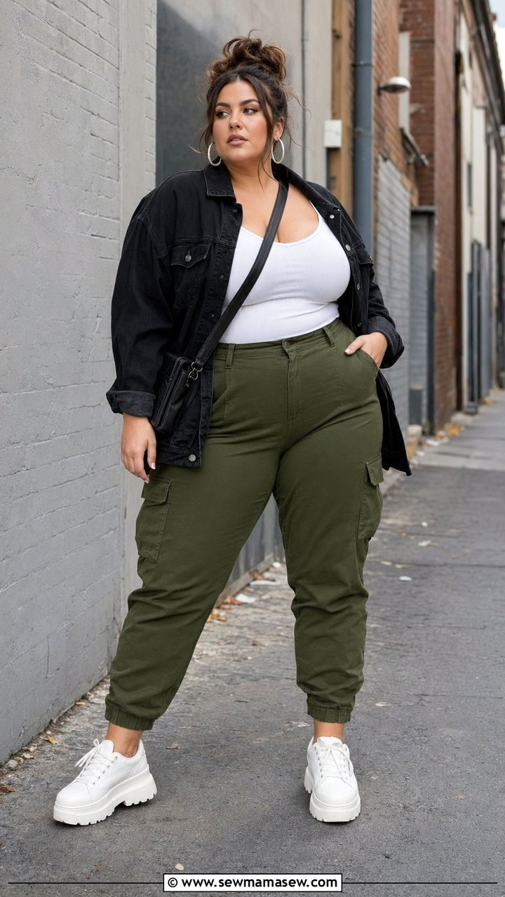 Plus Size Cargo Pants Outfit - 30 Best pants for plus size