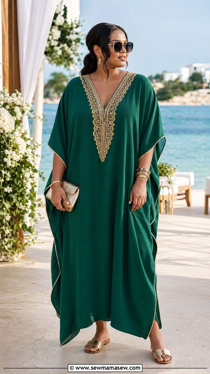 Plus Size Kaftan Dress For Beach Wedding Guest - 30 Beach wedding guest outfits plus size